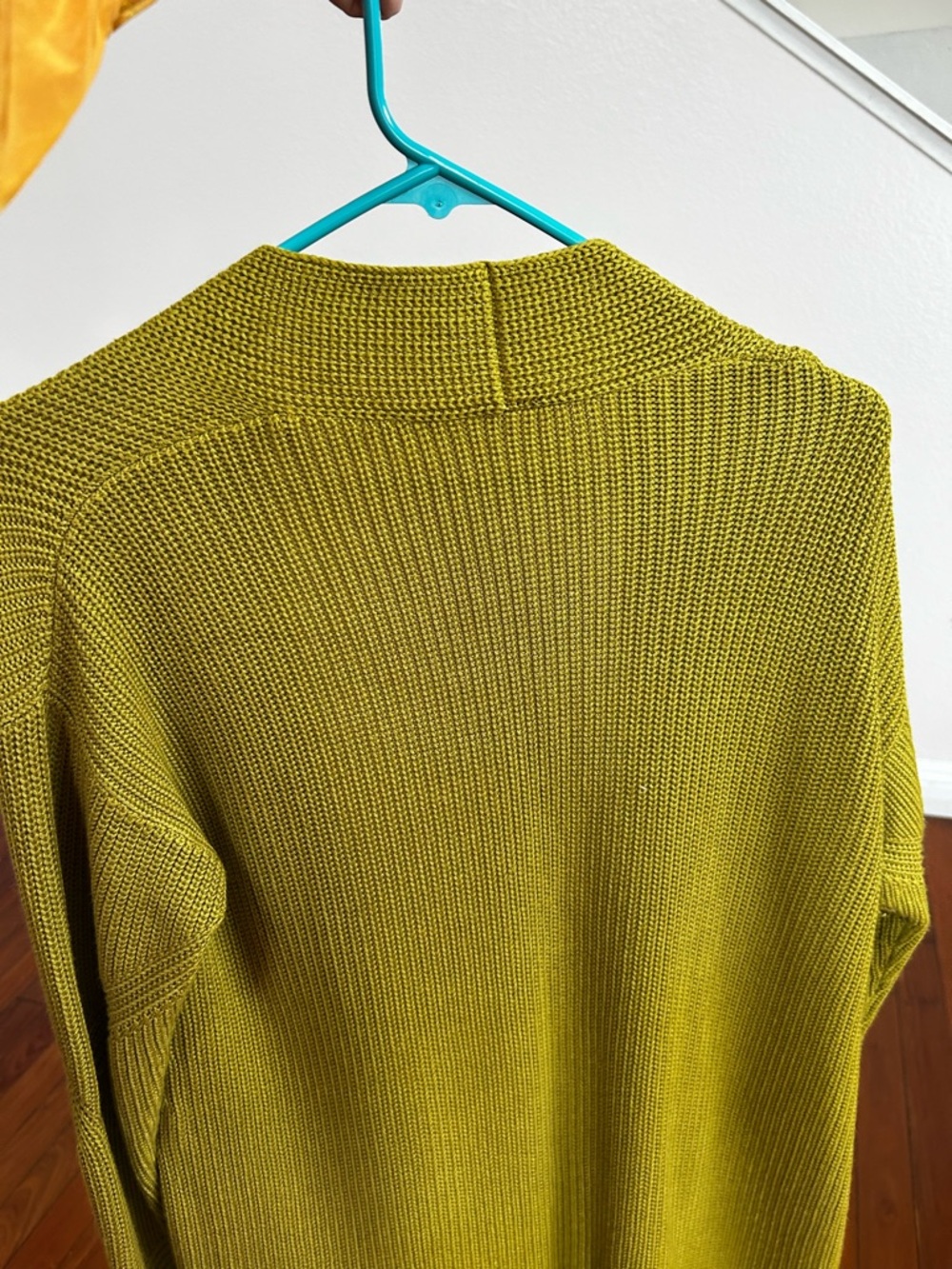 lululemon athletica Olive Green Open Front Knit Cardigan